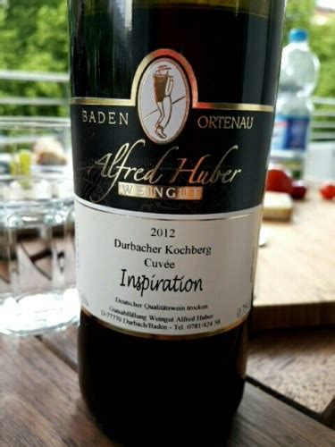 Weingut Alfred Huber Durbacher Kochberg Cuv E Inspiration Vivino