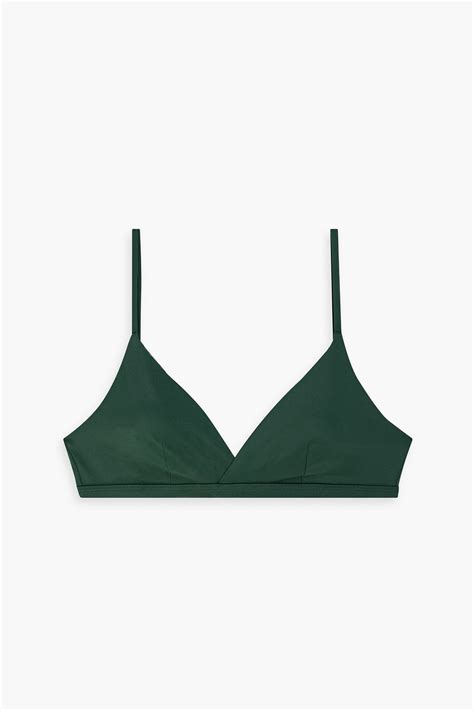 Onia Malin Triangle Bikini Top The Outnet