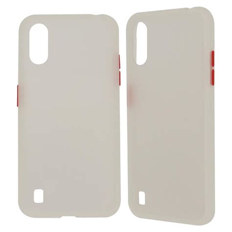 FUNDA GHIA HUMO SEMITRANSPARENTE CON MICA PARA SAMSUNG A01 SAM A01 C1