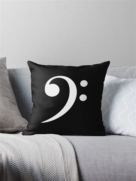 Bass clef symbol. An ideal design for those who play bass, such as bass ...