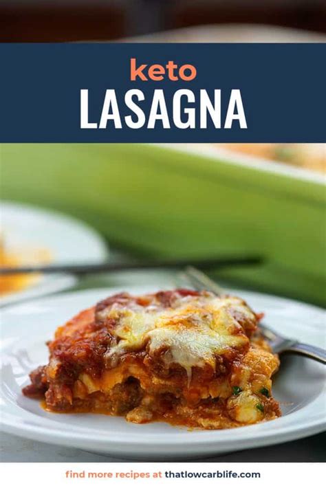 Keto Lasagna | That Low Carb Life