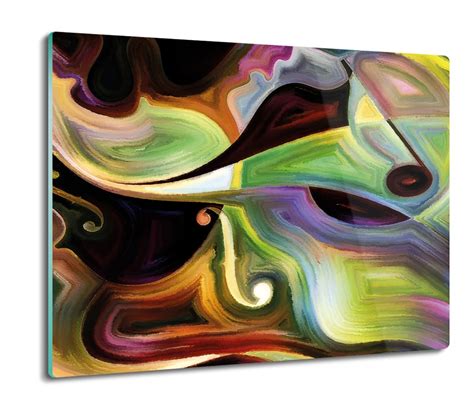 osłona splashback ze szkła Abstrakcja muzyka 60x52 ArtprintCave