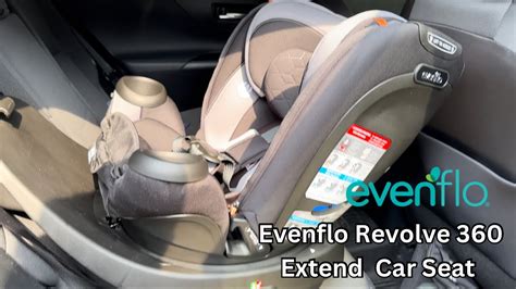 Evenflo Revolve 360 Extended Car Seat Installation YouTube