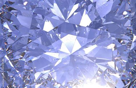 Realistic Diamond Texture Close Up, 3D Render