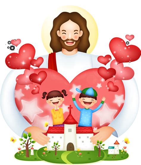 Of Illustration Jesus Protection Child Christianity Transparent Hq Png