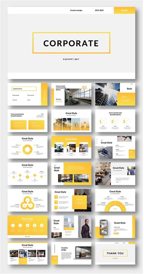 2 in 1 Corporate Professional PowerPoint Template – Original and High ...