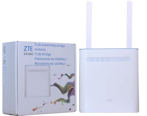 ZTE MF 286D Router Ruter Mobilny Bridge 600MB S 4G LTE Na SIM 2x