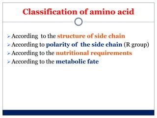 Amino Acid Ppt