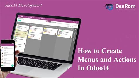 Creating Menus And Actions In Odoo Youtube