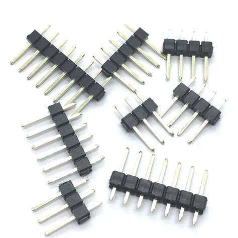 Pcs Mm Single Row Male P Breakaway Pcb Board Pin Header