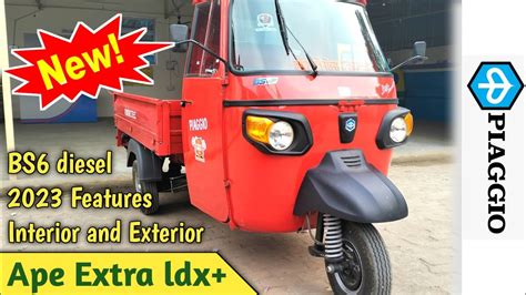 Piaggio Ape Xtra Ldx Plus 2023💥 Best Loading Cargo💥 Price Mileage