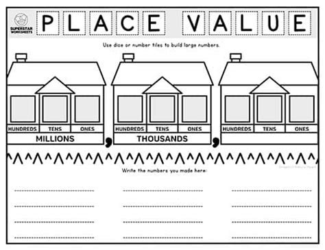 Place Value Games - Superstar Worksheets