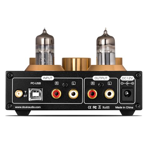 Douk Audio P Hifi Bluetooth Vacuum Tube Preamp Receiver Usb