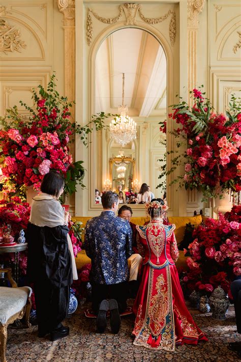 This Couple Blended Their French and Chinese Cultures During Their