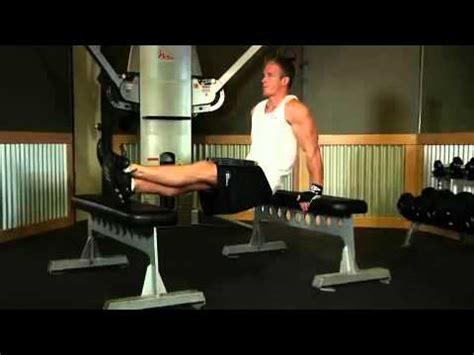 Triceps Weighted Bench Dip Exercise Guide YouTube