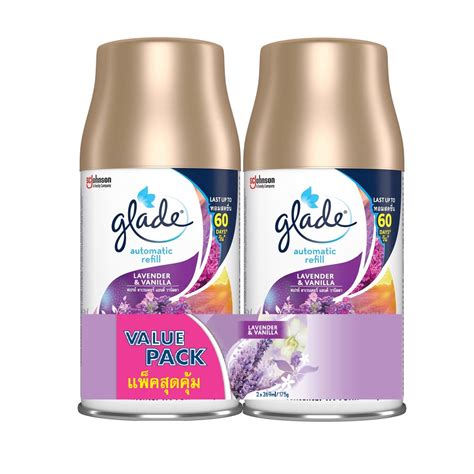 Glade Air Freshener Automatic Refill Lavender Vanilla Twin G