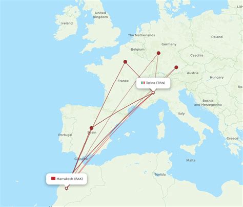 Flights From Marrakech To Turin RAK To TRN Flight Routes