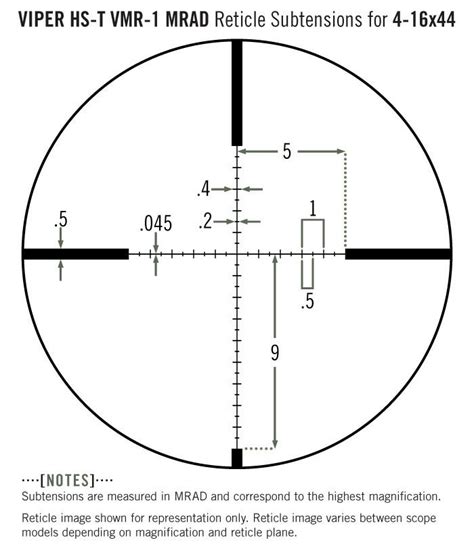 Vortex Viper Australia Hst 4 16x44 Rifle Scope Vmr 1 Reticle Mrad Sfp