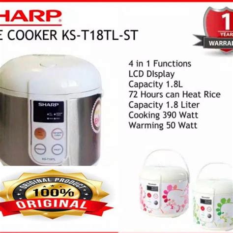 Jual Sharp Magic Rice Cooker Digital Ks T Tl L Garansi Resmi