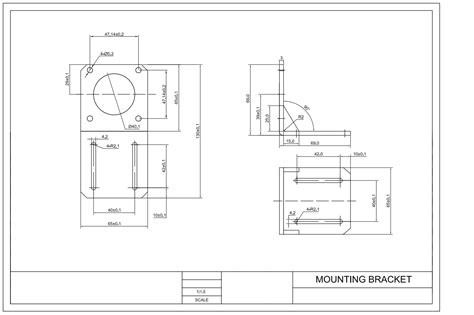 Nema23 Stepper Motor L Bracket - NKX Motor