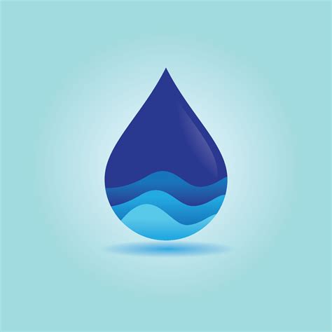 Water drop logo images 14422393 Vector Art at Vecteezy