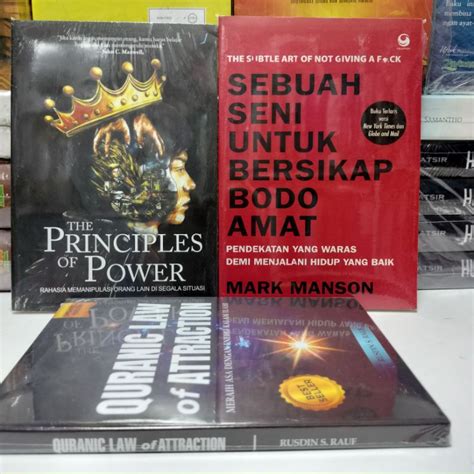 Jual Paket 3 Buku The Principles Of Power Sebuah Seni Untuk Bersikap