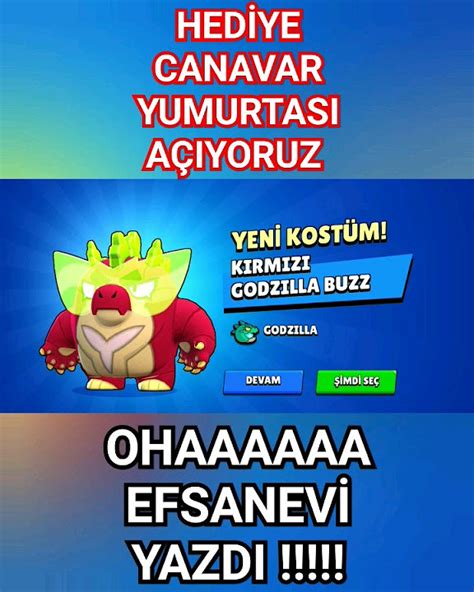 Hedİye Canavar Yumurtasi Efsanevİ Yazdi Brawl Stars Brawlstars Youtube