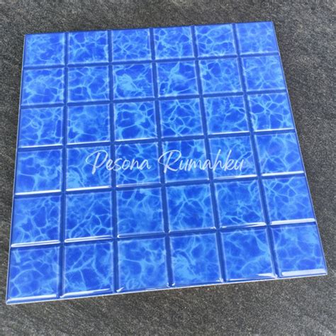 Jual Keramik Kolam Renang Warna Biru Keramik Roman Type Pwa Kw