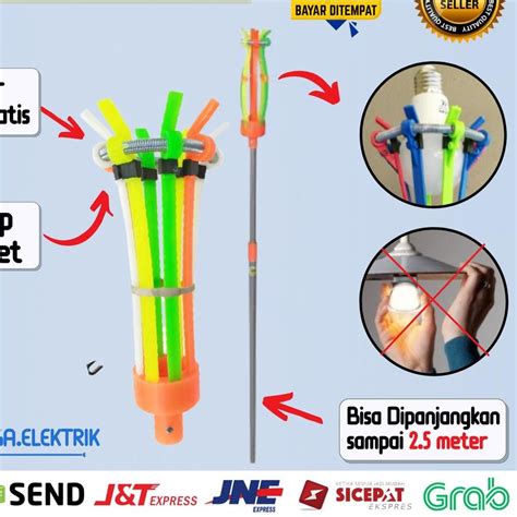 Jual Depan1 Stik Tongkat Alat Bantu Ganti Dan Pasang Kepala Lampu LED