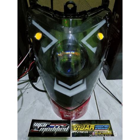 Jual Reflektor New Cb R Custom Proji Dan Alis Model Lazy Lampu