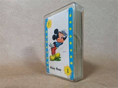 1964 VIntage Walt Disneys Disneyland Playing Card Game Disney Whitman