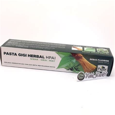 Jual Pasta Gigi Herbal Odol HPAI 120 Gr Shopee Indonesia