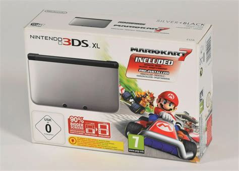 CV | Nintendo 3DS XL Mario Kart 7 Grey Bundle