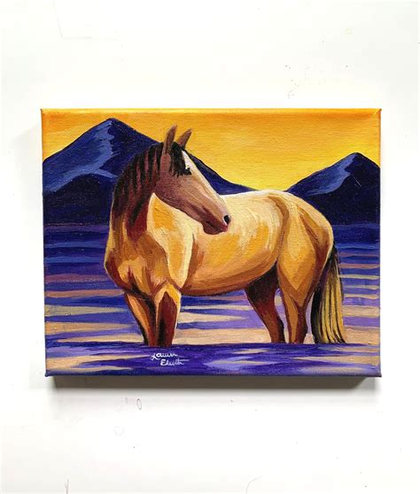 Abstract Horse Traceable — Lauren Elizabeth Animal Art