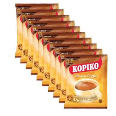 Kopiko Brown Coffee In G X Sachets Shopee Philippines