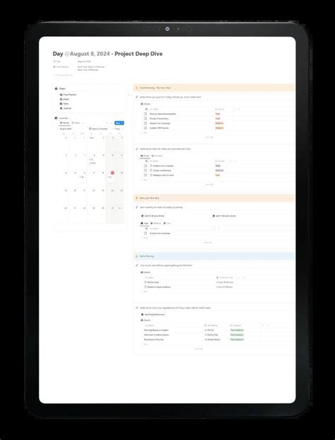 Flow Planner Notion Template Fayed Fayedtion