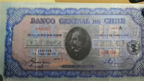 Convertible en oro el raro billete chileno que puede costar más de