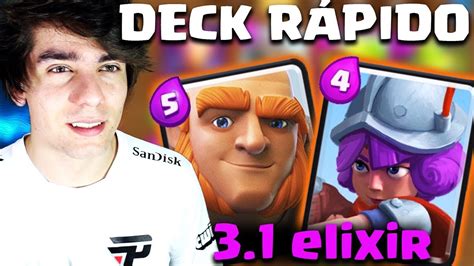 DECK RÁPIDO DE GIGANTE QUE VOCÊS ESCOLHERAM Clash Royale YouTube