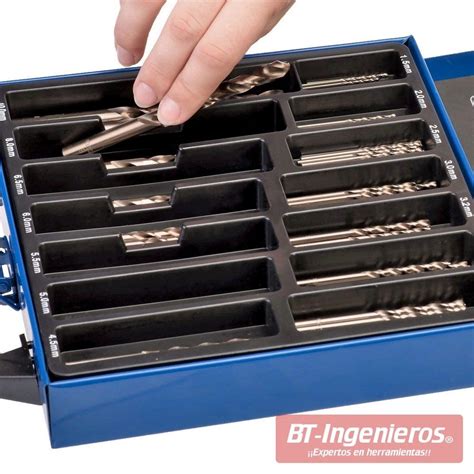 Juego De 98 Brocas De Cobalto BT Ingenieros