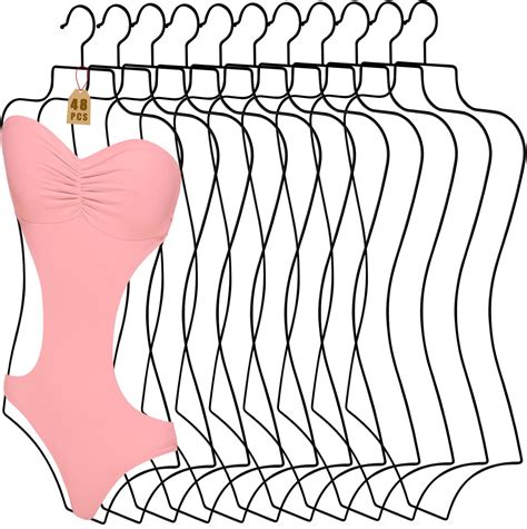 Amazon Body Shape Bikini Hanger Wire Body Shape Display Hangers Metal Lingerie Hangers