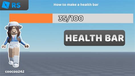 How To Make A Health Bar Ui Roblox Studio Youtube