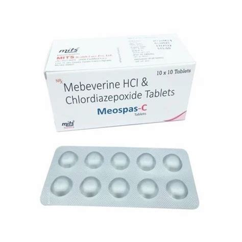 Mebastar 135 Tablet At Rs 1026stripe Mebeverine Hydrochloride