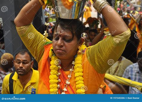 Thaipusam Devotion In Batu Caves Kuala Lumpur Malaysia February 2