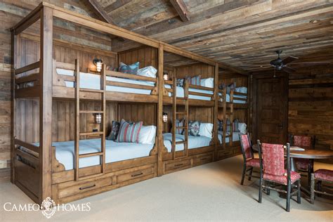 Rustic Bunk Room — Cameo Homes