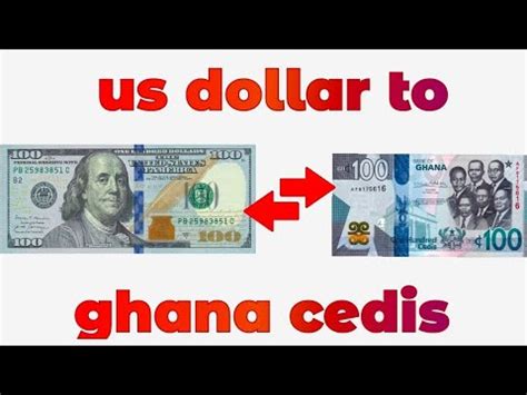 US Dollar To Ghana Cedis Exchange Rate Today Dollar To Cedis USD To