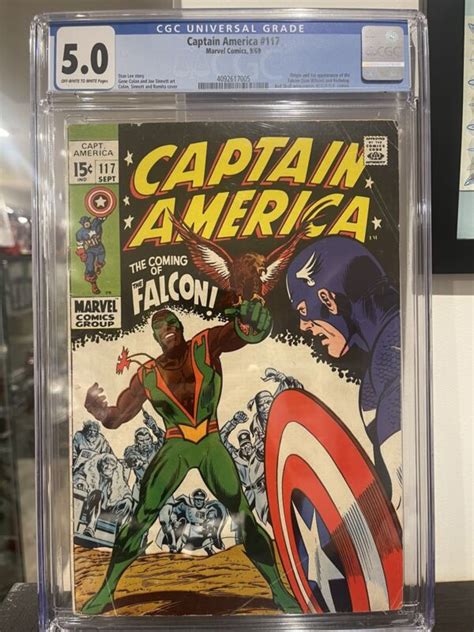 ClassicModern Comics On Twitter Captain America 117 Cgc 5 0 Falcon