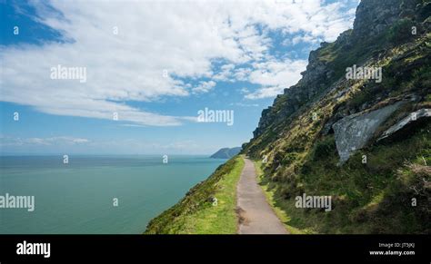 The South West Coast Path Near Lynmouth Stock Photo Alamy