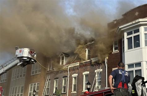 Firefighters Battle 3 Alarm Blaze At Allentown Apartment Building