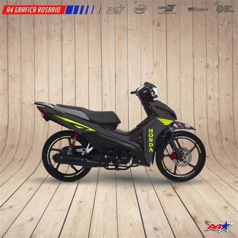 Calcos Honda Wave 110s Nf 110 Hrc Stunt Llantas Calco Fluor En Venta En