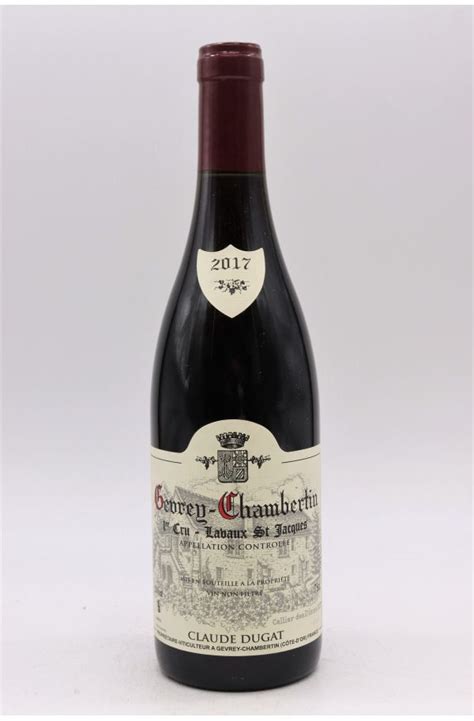 Claude Dugat Gevrey Chambertin Er Cru Lavaux Saint Jacques